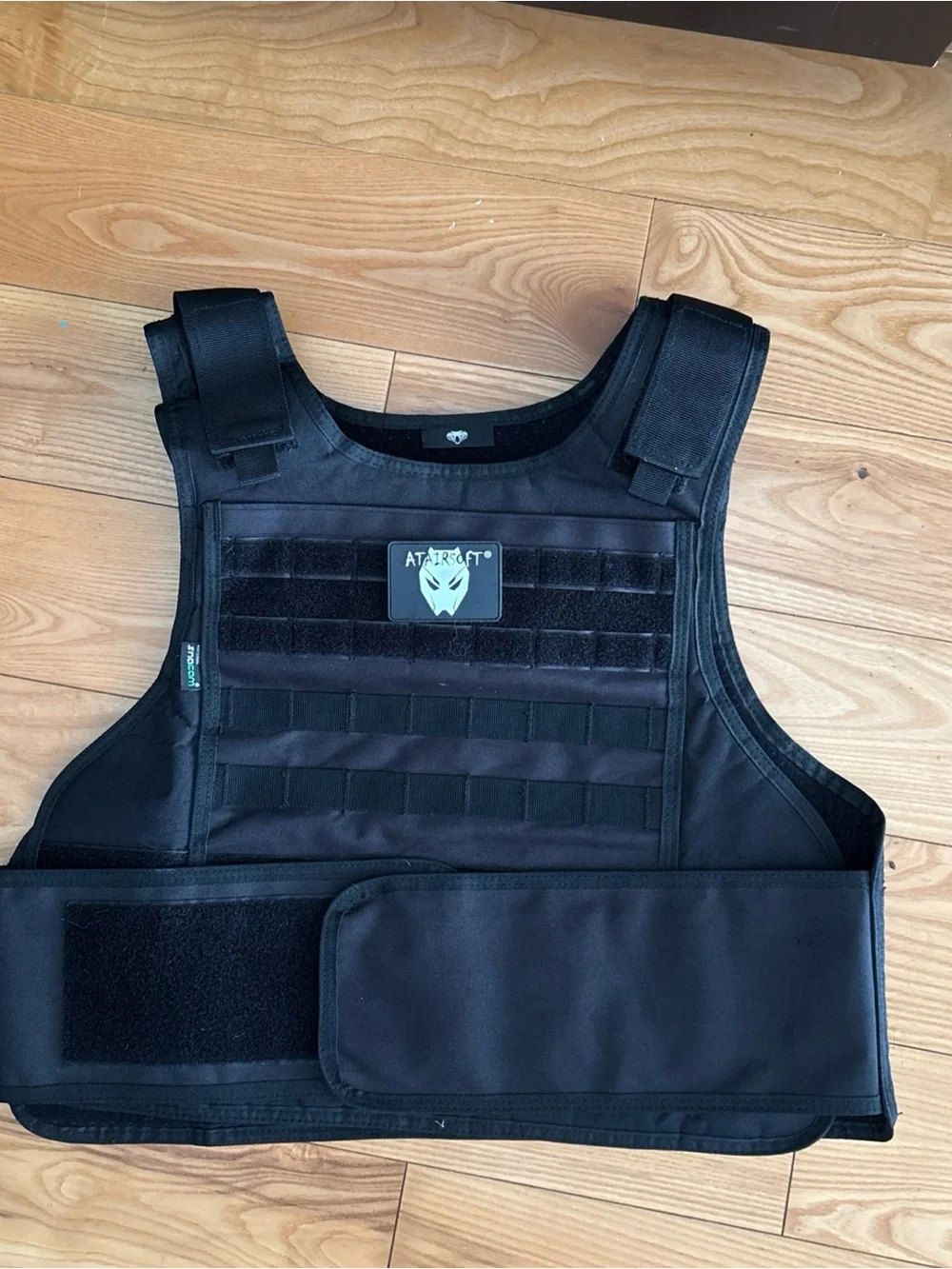 Black Tactical Vest and backpack
